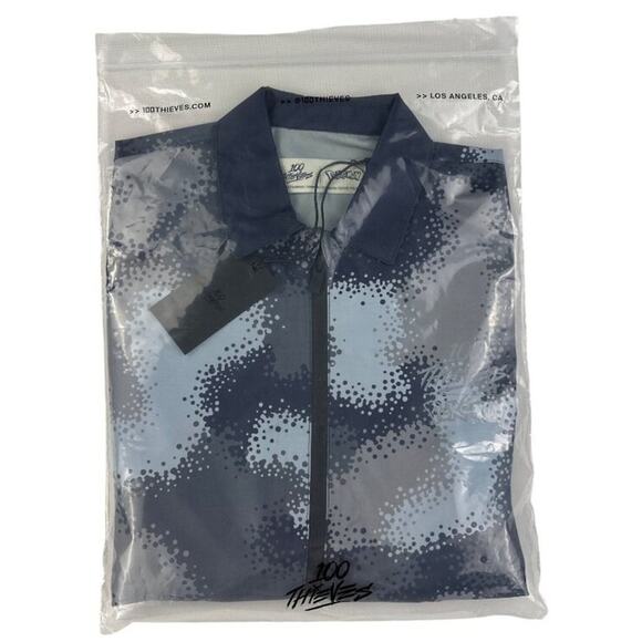 100 Thieves  x Pokemon - Blastoise Shell Jacket in Blue - Picture 2 of 5